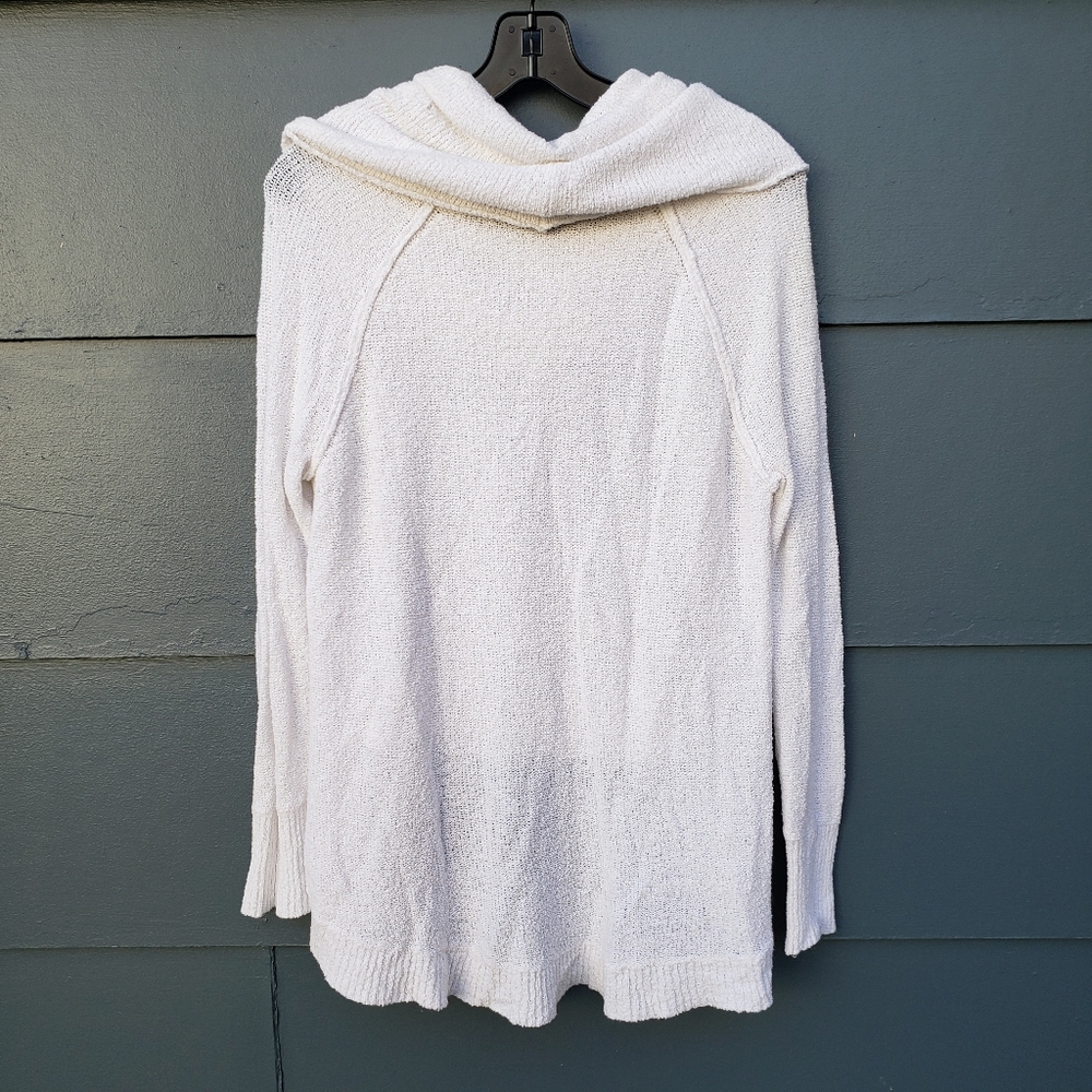 Free People Ivory Slouchy Cowl Pullover Sweater - Picture 15 of 16